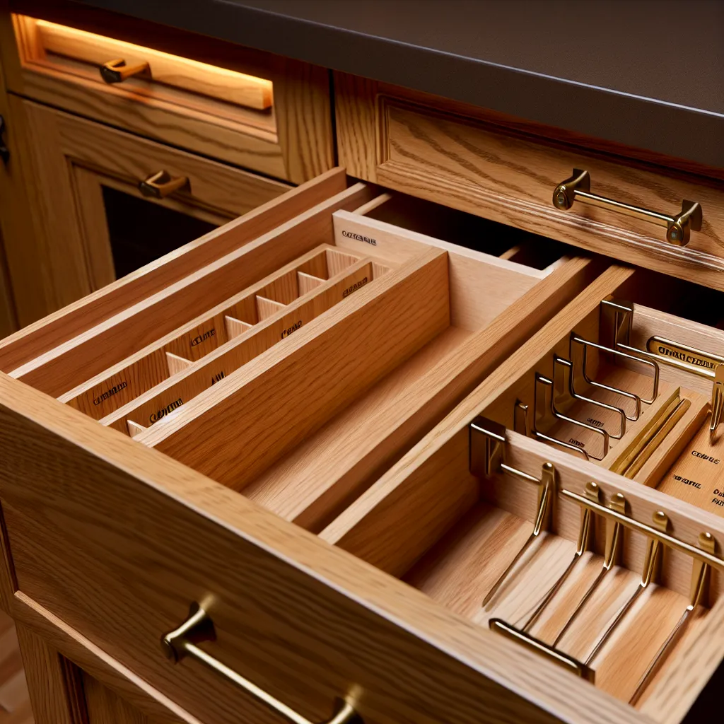 Organized storage zones